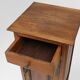Nightstand or bedside table in pinewood, France ca. 1850