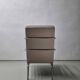 2 vintage nude leather "Cinema" easy chairs by Gunilla Allard for Lammhults | 1990s