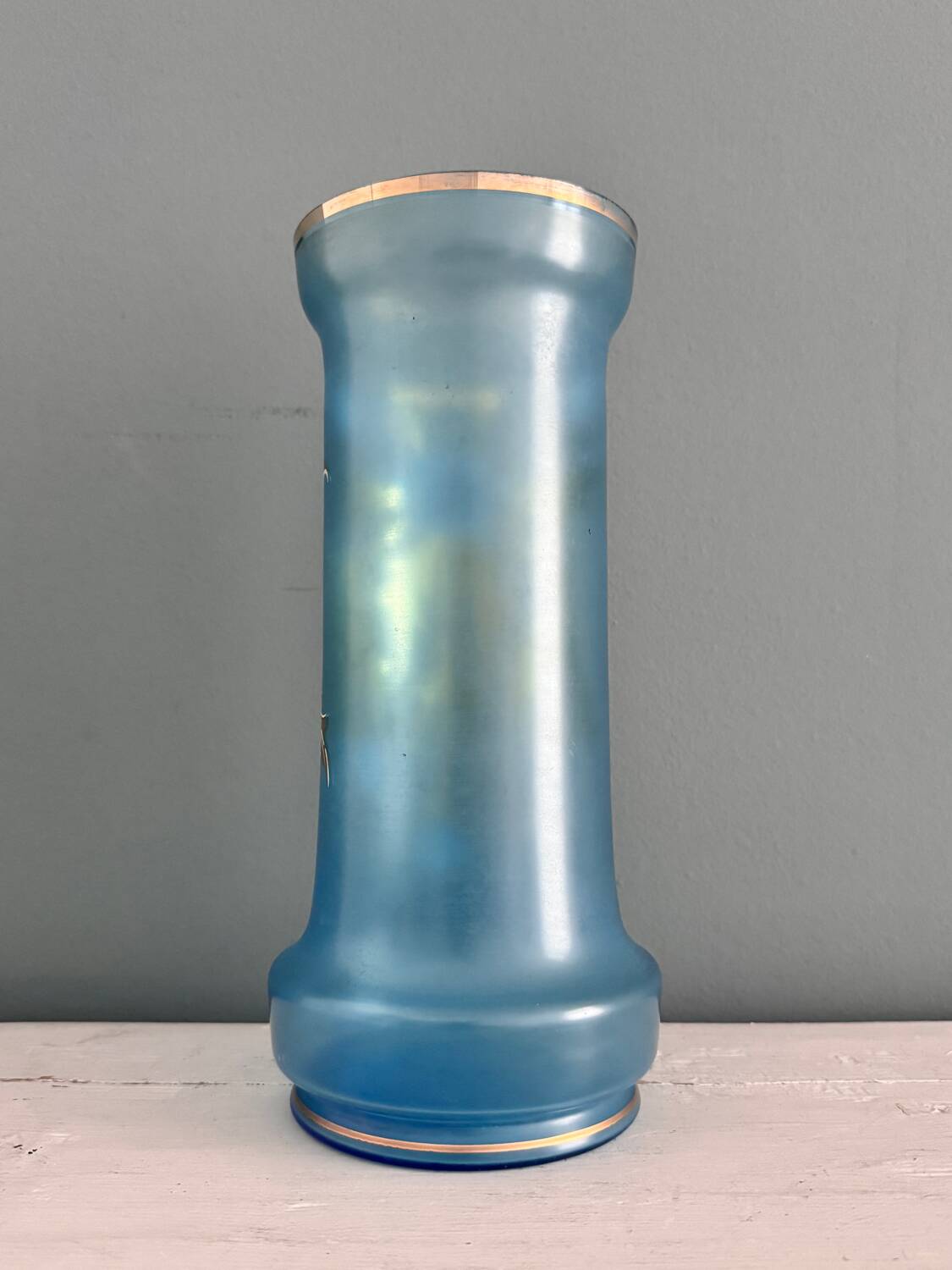 Legras roll vase, late 19th century