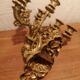 Paire d'appliques en bronze