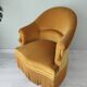 Vintage ochre armchair