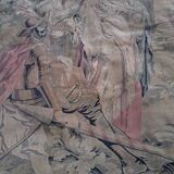 19th century tapestry. Story of Don Quixote.
