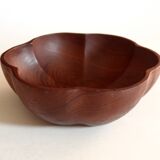 Large teak bowl, vintage from the 1970s