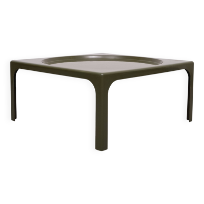 Table basse Marc Berthier en fibre de verre années 1970 France