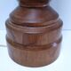 Vintage solid oak lamp base stamped H.44 cm