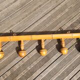 Antique wooden coat rack