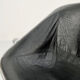 Plona chair in black leather by Giancarlo Piretti for Anonima Castelli, 1970