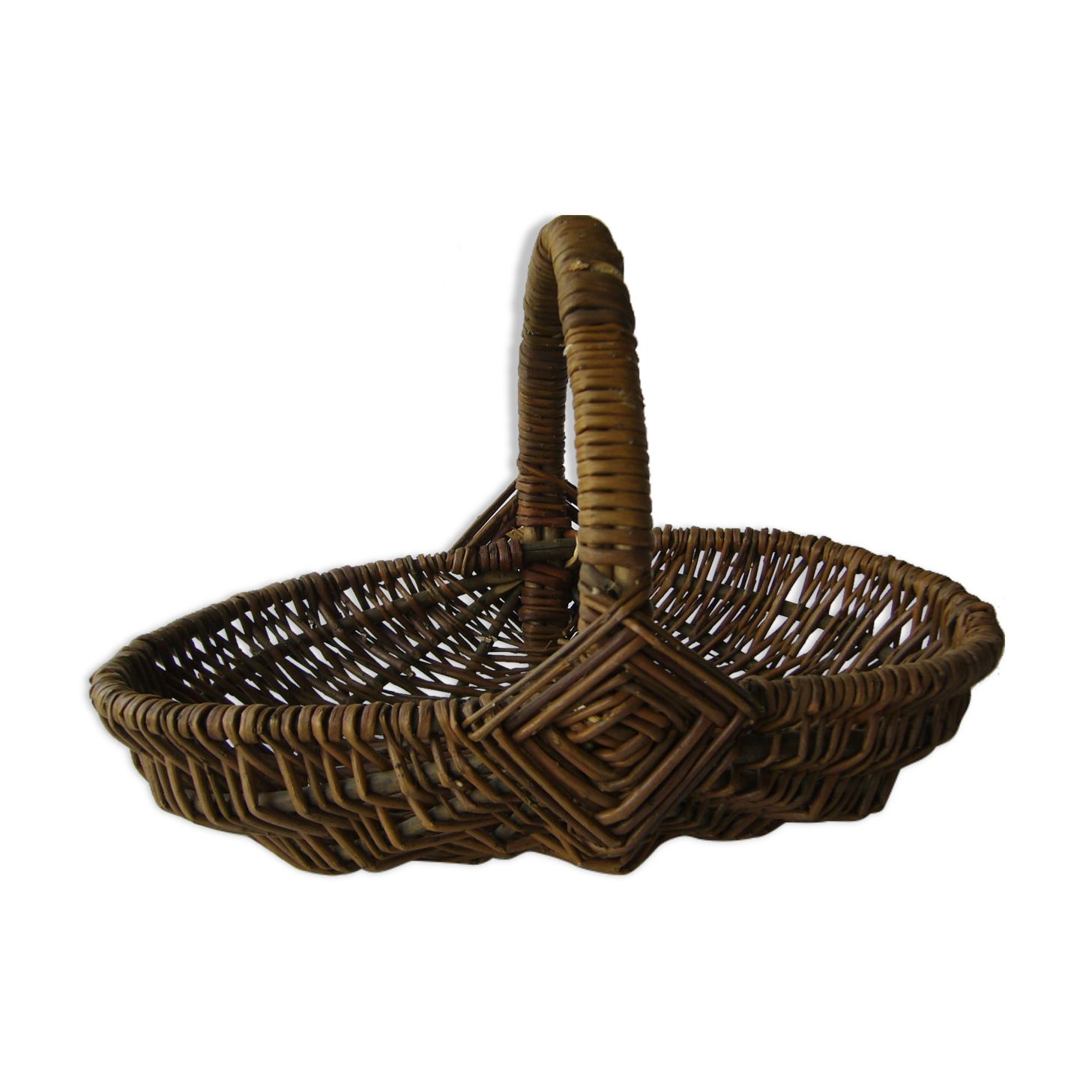 Old mushroom basket