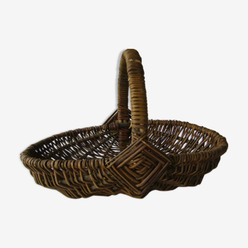 Old mushroom basket