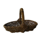 Old mushroom basket