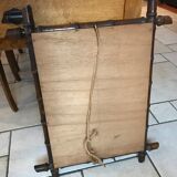 Old bamboo mirror, 1950s