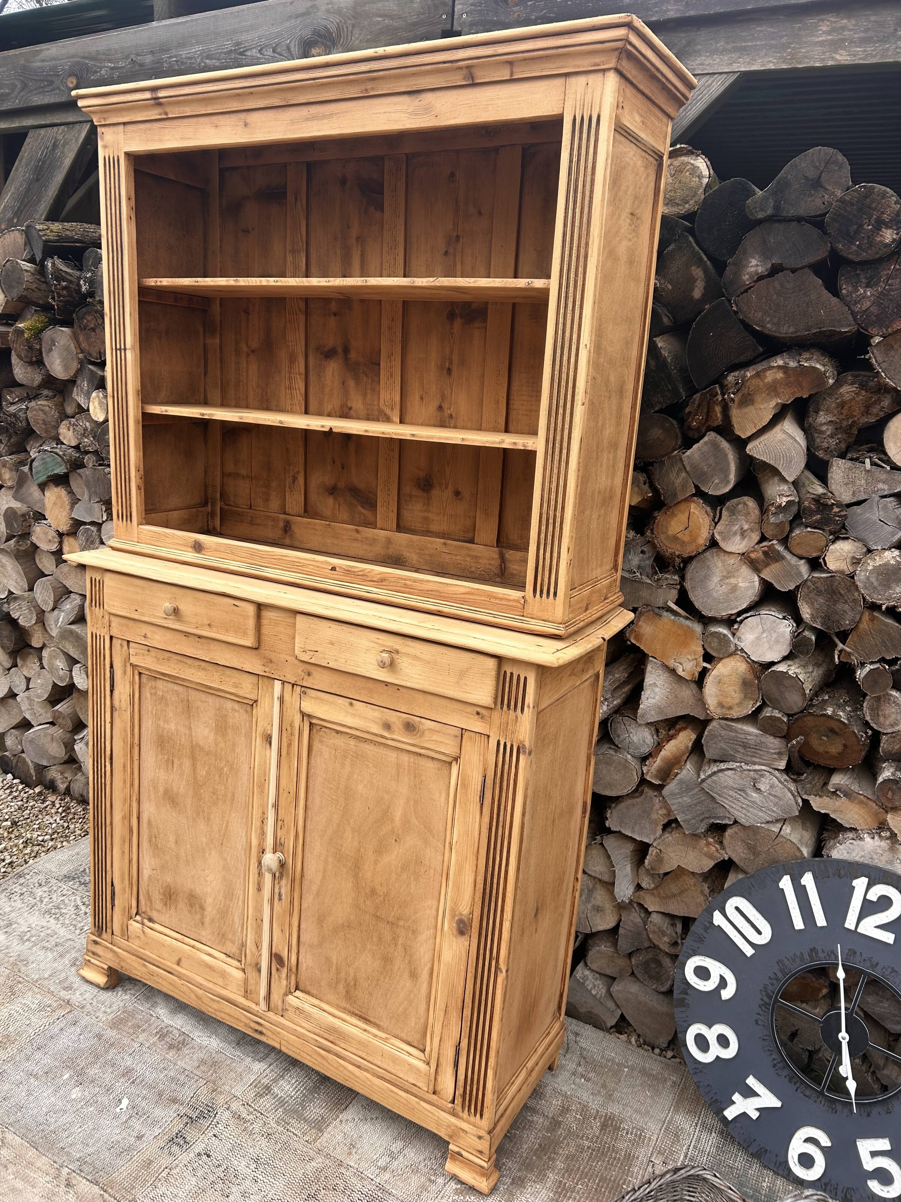 Renovated antique wooden dresser