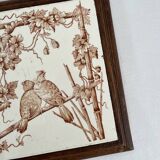 Ironstone bird trivet “Le Favori” Longwy