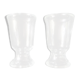 Two bistro liquor glasses