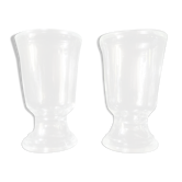Two bistro liquor glasses