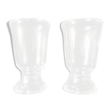 Deux verres à liqueur de bistrot