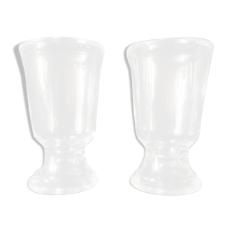 Two bistro liquor glasses