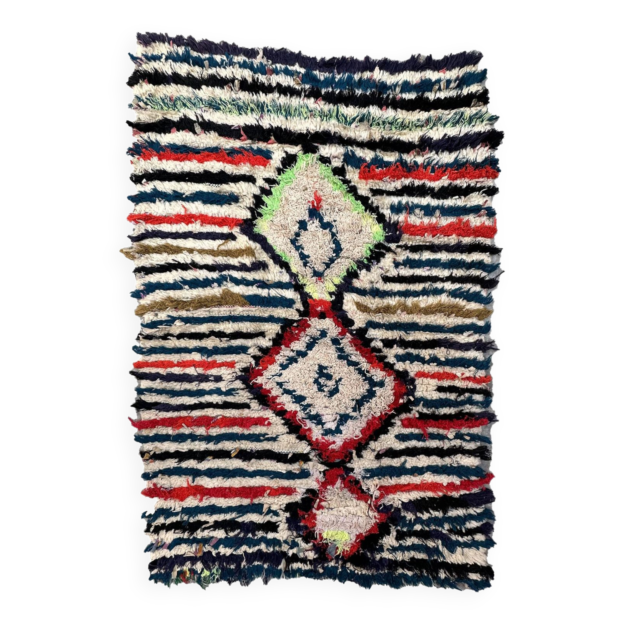Azilal colorful Moroccan rug - 140 x 95 cm.