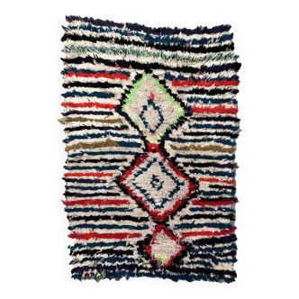 Azilal colorful Moroccan rug - 140 x 95 cm.