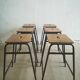 Lot of 6 laboratory stools