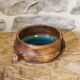 Set of 8 ceramic fondue pots from La Colombe pottery