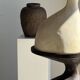 Sexy Neck - Solid wood (monoxyle) brown side table