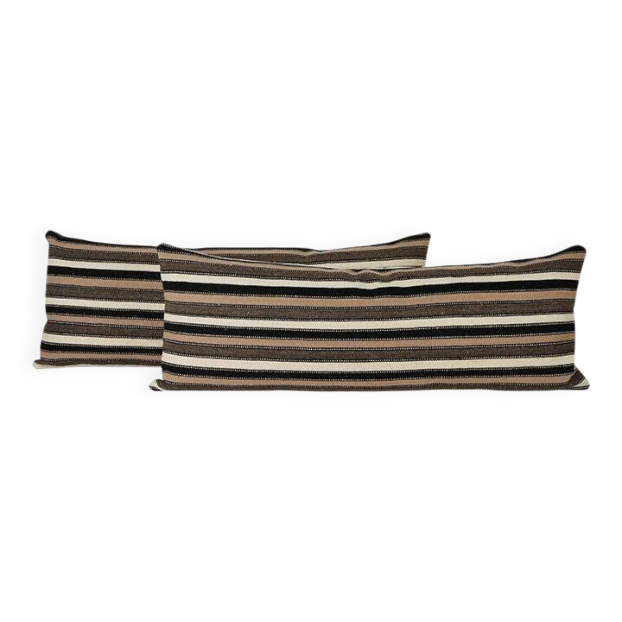 Set of 2 vintage kilim cushion covers 46x122 cm