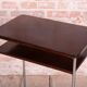 Bauhaus Czech Side Table in Walnut and Chrome from Mücke Melder, 1930s