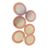 Assiettes plates l’amandinoise