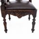 Antique corner armchair, Western Europe, circa 1900.