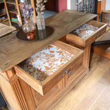 Bahut patinated wood