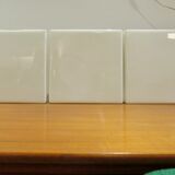 Vintage white glass Lita ceiling lamp