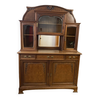 Mahogany china cabinet