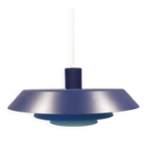 Lampe suspendue, conçue par Bent Karlby pour la société danoise LYFA en 1968, modèle Troika.