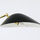 Articulated brass desk lamp in the style of Angelo Lelli, mid-century, Italy, 1950s.