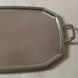 Silver metal tray