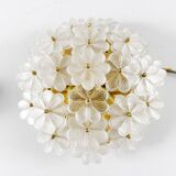 Modern mid-century wall lamp with floral pattern by Ernst Palme, 1960s