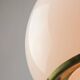 Rare White & Golden Bud Lamp by Luigi Massoni for Guzzini, 1960s