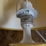 Bedside yellow lamps