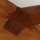 Vintage coffee table in teak tables Alma Germany around 1960