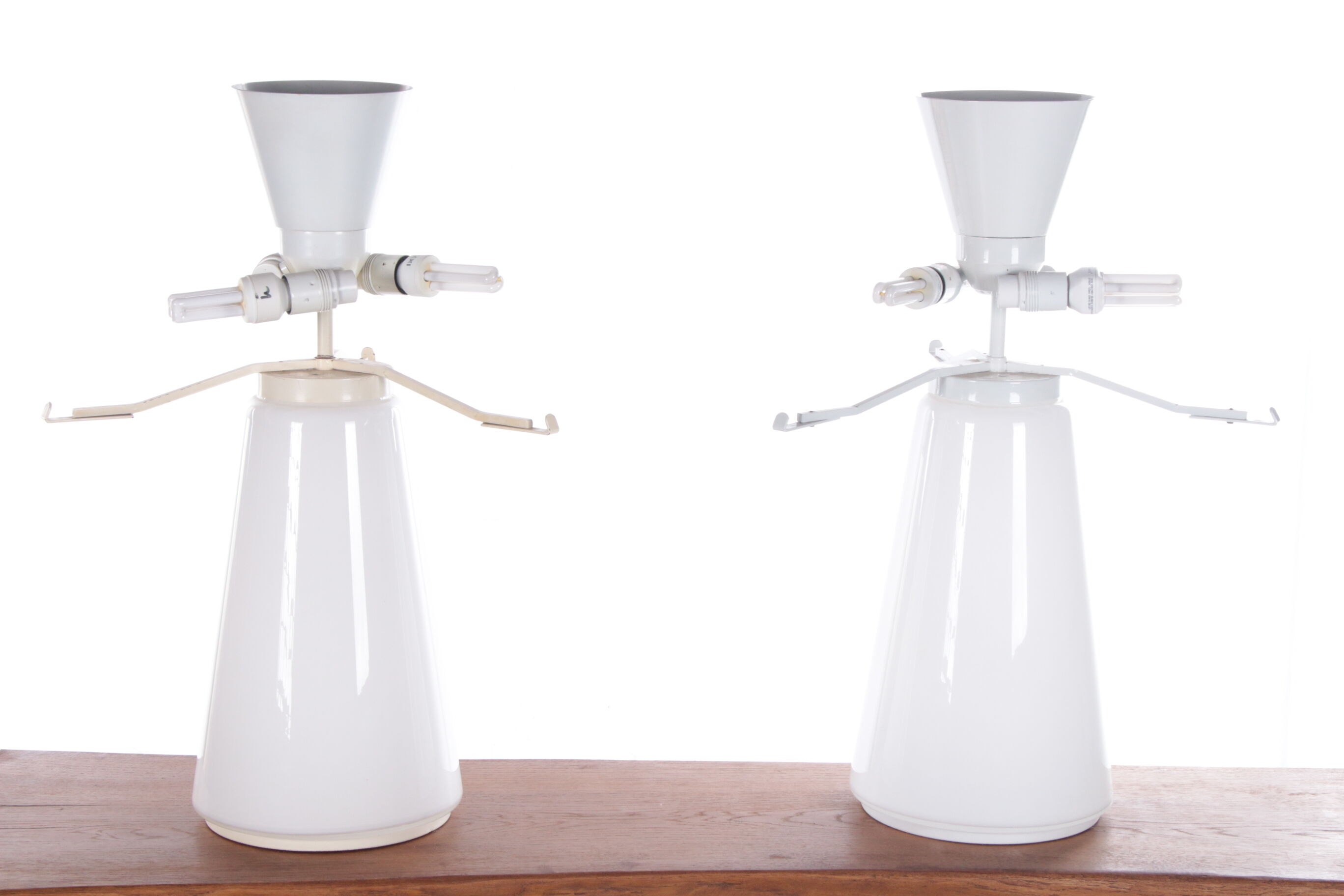 Set murano table lamps handmade, 1970s