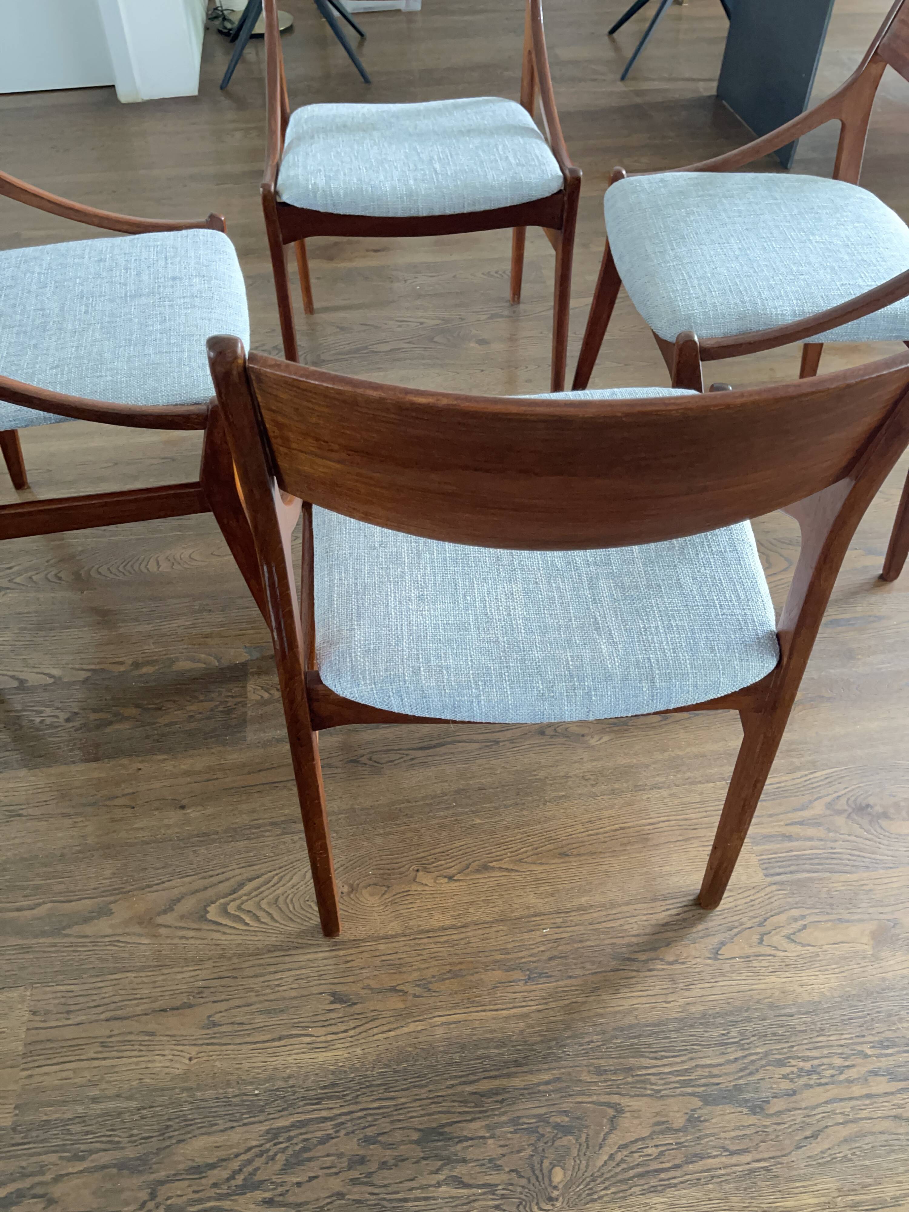 4 Dining chairs by H. Vestervig Eriksen Tromborg, Denmark