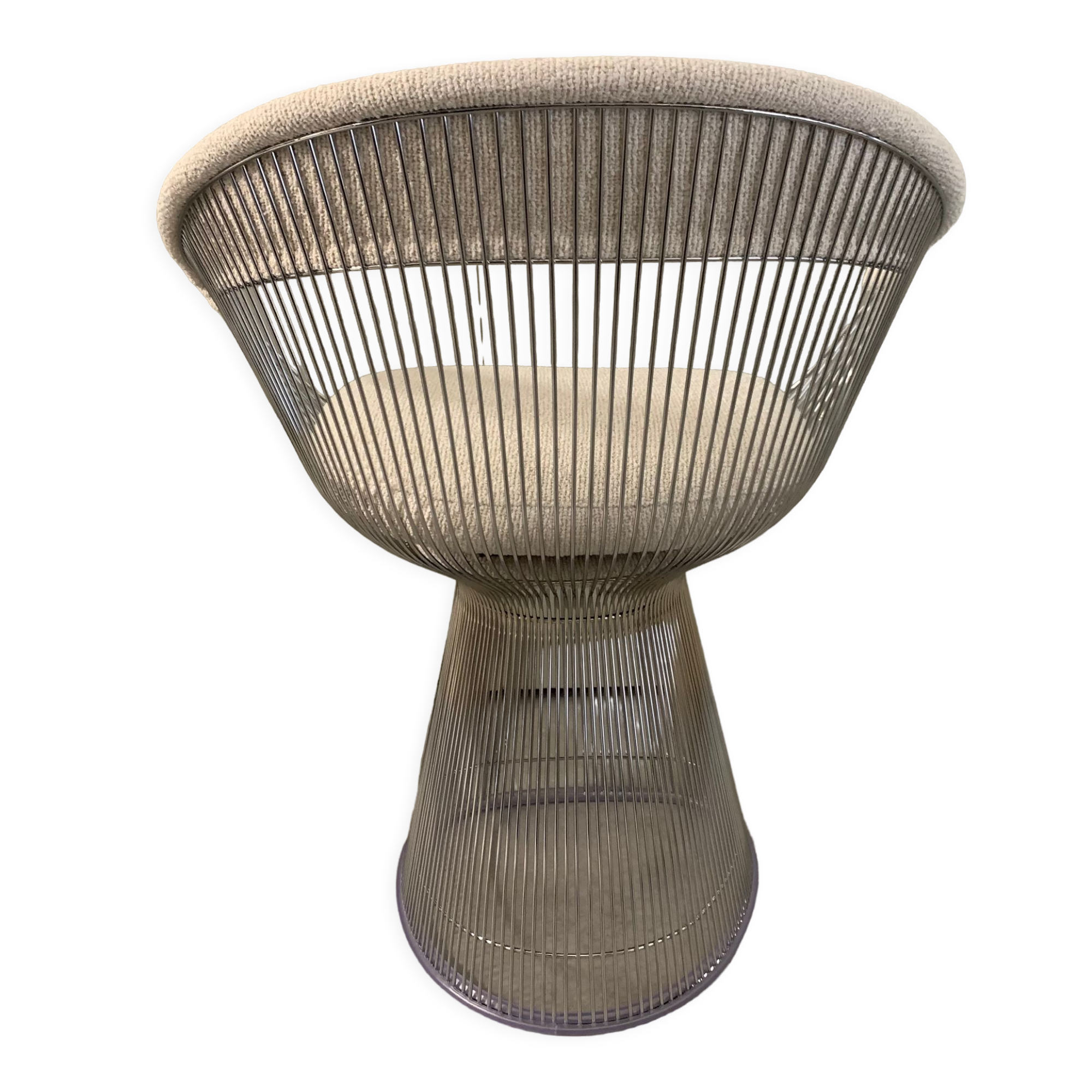 Chrome armchair Warren Platner Knoll