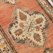 3x11 Red & Brown Persian Runner Rug, 107x336Cm