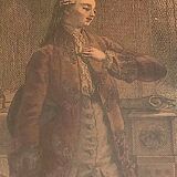 "La Soirée D'Hyver" original colour engraving of 1774