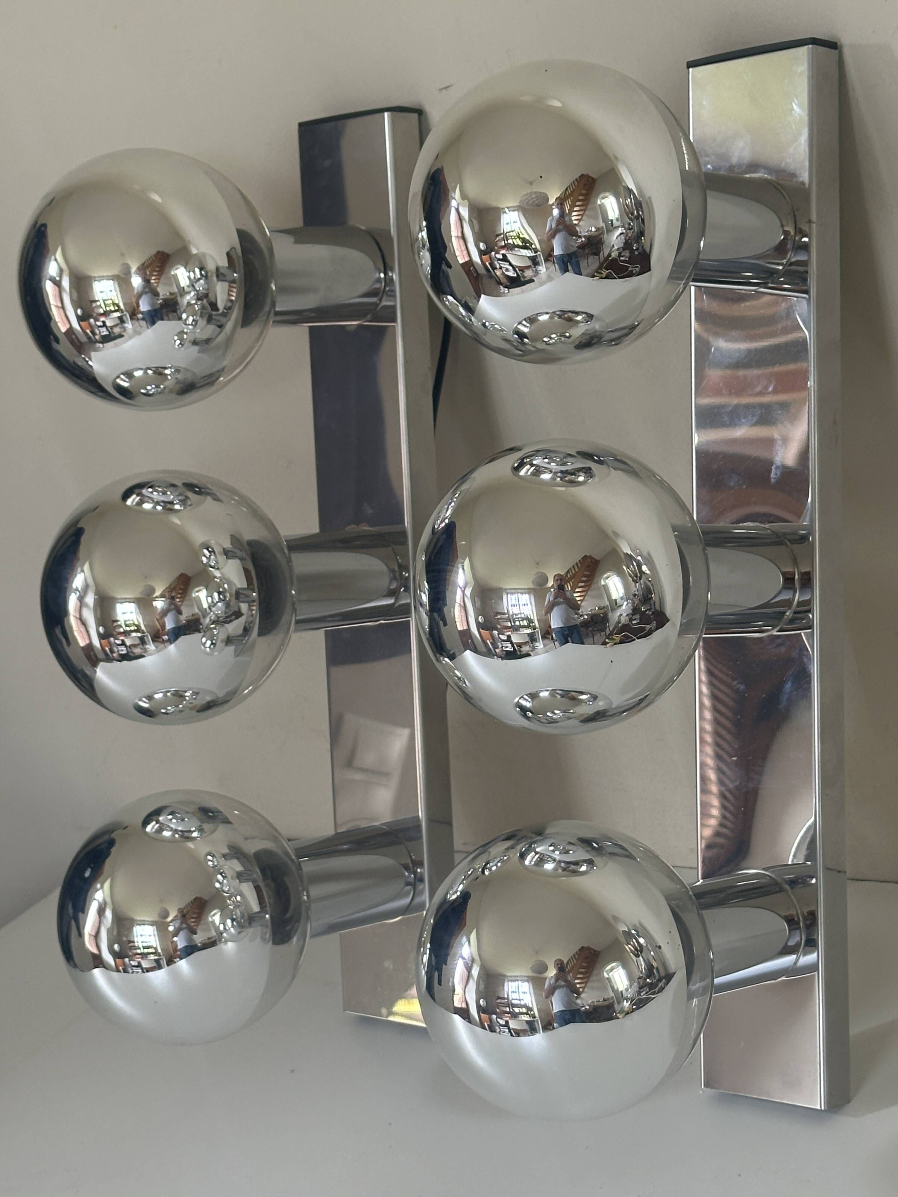 Pair of Motokko Ishii wall lights, vintage design, 70s