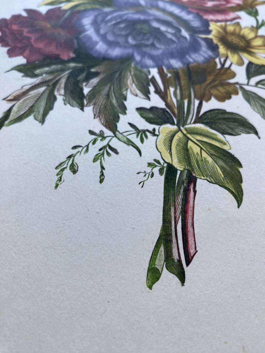 Two floral lithographs 2124