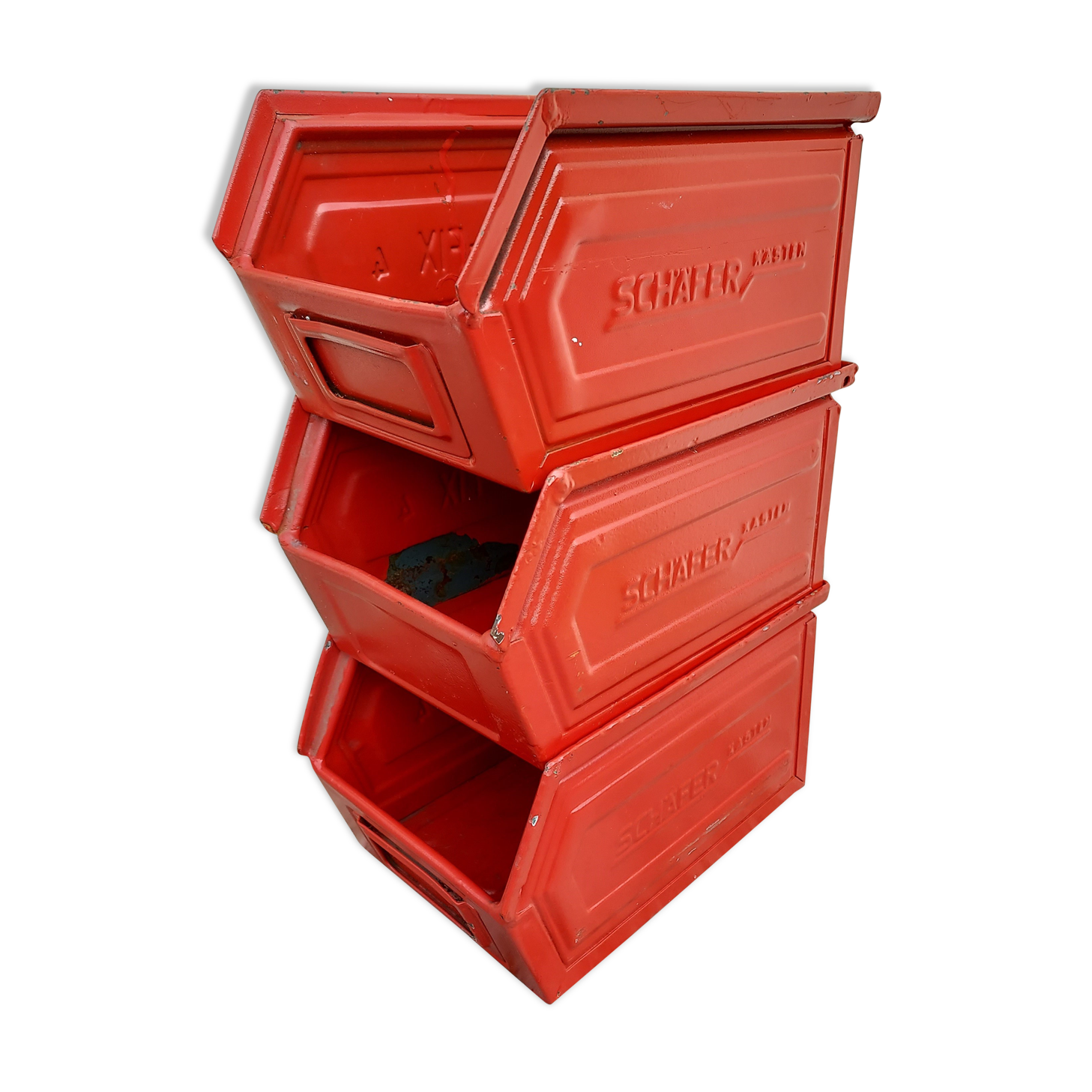 3 Schafer bin lockers