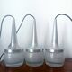 Trois suspensions space age Staff Leuchten 1970