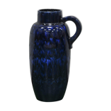 Vintage blue floor vase